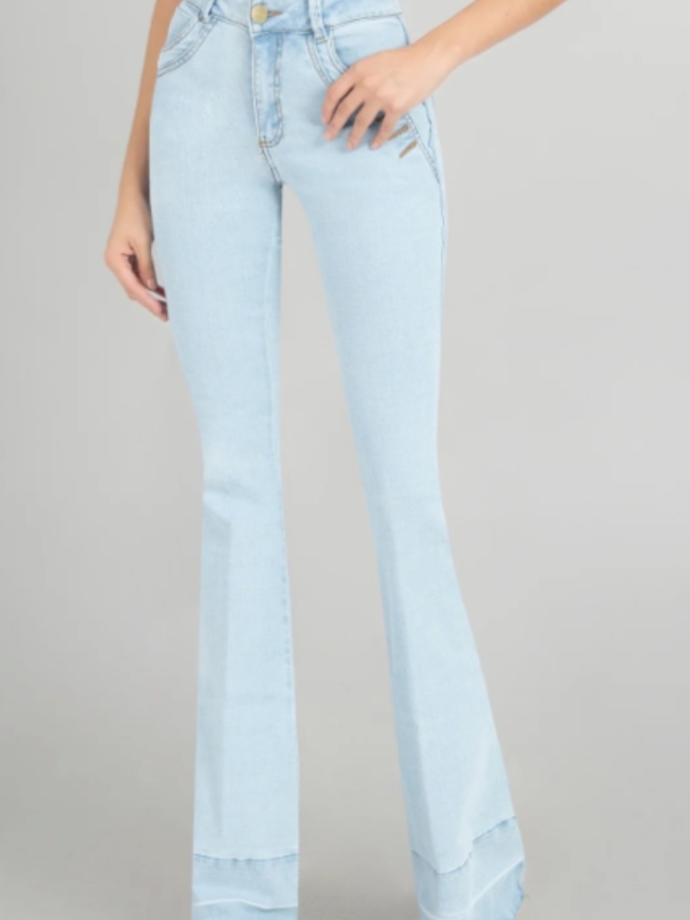 Alvin Valley Bouvier Jean Acid Wash NWT 42L Light Wash Wide Leg High Rise